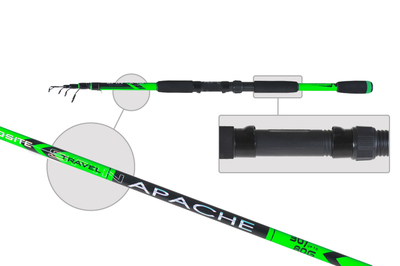 Спиннинг SWD Apache green 2,10м 30-80гр.  ― w-pelican.com