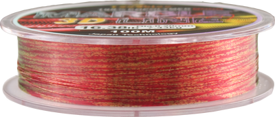 Леска TOUGHLON Marble 3D Line Red 100м. 0,35mm