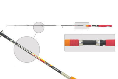 Спиннинг SWD бортовой Champions 50-150g 1,8m ― w-pelican.com