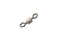 FM- 1004 # 1  Diamond eye impressed rolling  swivel (в уп. 10шт, цена за упаковку.) 
